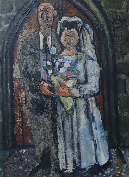 William Hallé (1912-) The Wedding 24 x 18in.